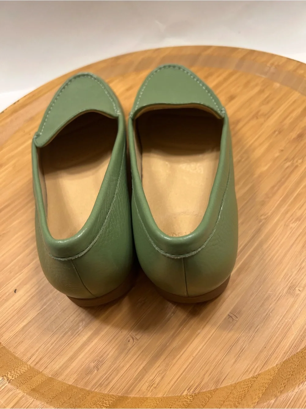 Dansko Lorri Leather NEW Woman’s Slip On GreenLoafers Size 38 US Sz 7.5 -8